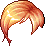 주황색 하이라이트 헤어
