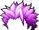 보라색 와일드 헤어