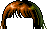 주황색 몽실머리
