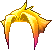노란색 칼날 헤어