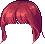 빨간색 신비 헤어