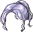 검은색 멜로우 헤어